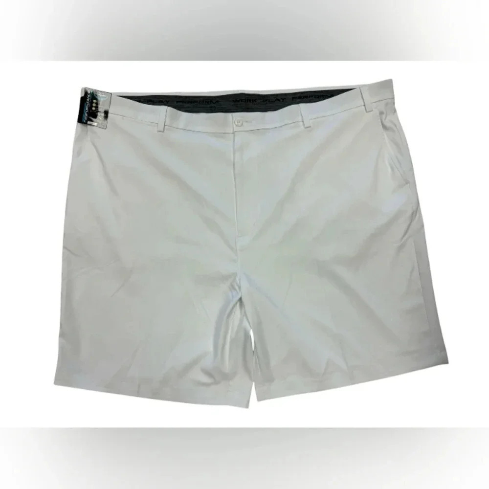 Roundtree & Yorke NWT Performance Big Man Shorts White  Size 50